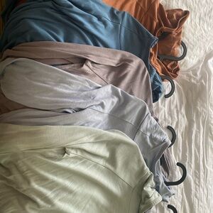 Free Fly Apparel Long Sleeve Tee Blue and Orange